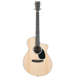 Martin Guitar SC10E-01 Road Series Acoustic Electric Guitar - Natural Sitka Spruce Top And Koa veneer Back And Side Satin