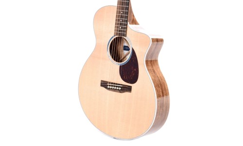 Martin Guitar SC13E-01 Road Series Acoustic Electric Guitar - Natural Sitka Spruce Top And Koa veneer Back And Side Gloss