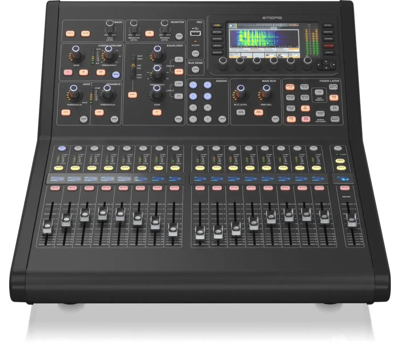 Midas M32R LIVE Digital Console for Live and Studio with 40 Input Channels, 16 Midas PRO Microphone Preamplifiers and 25 Mix Buses and Live Multitrack Recording