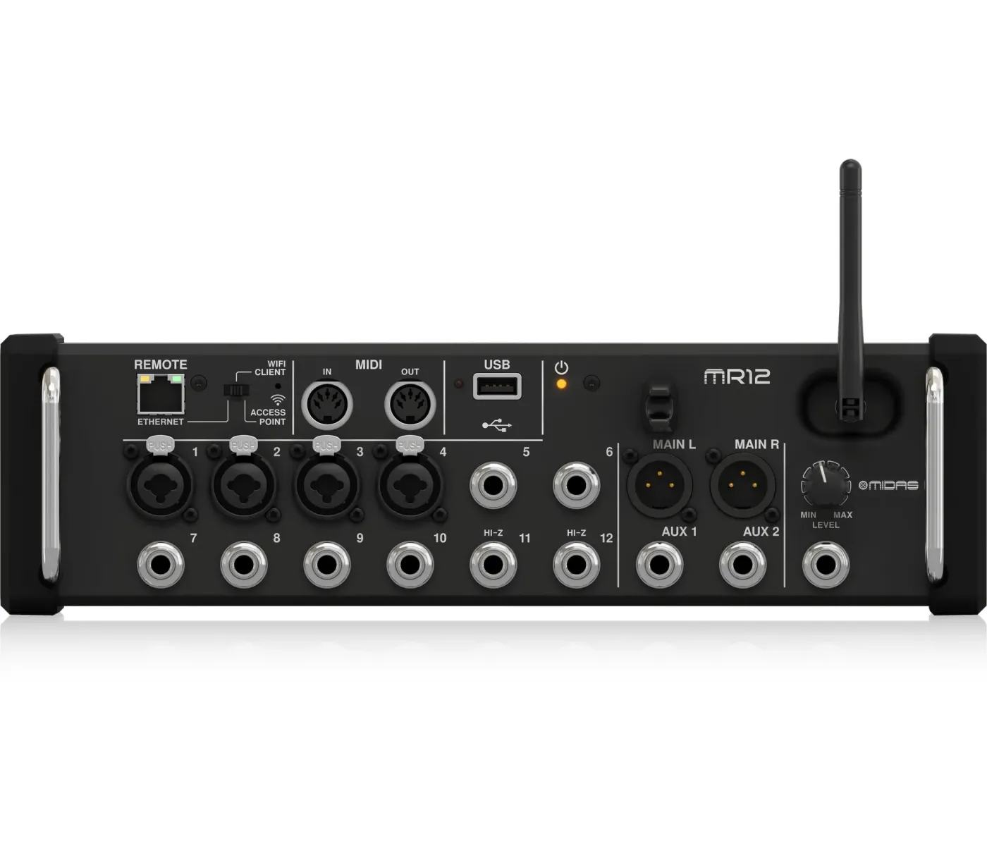 Midas MR12 12-Channel Tablet-Controlled Digital Mixer