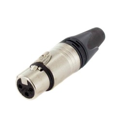 Neutrik NC3FXX 3-Pole Female XLR Cable-Mount Connector