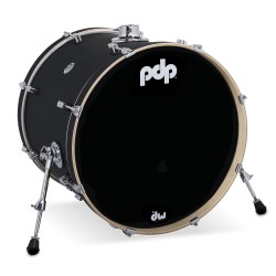 PDP Drums PDCM2215BK Concept Maple 5-Pieces Shell Pack - Satin Black - Without Cymbals