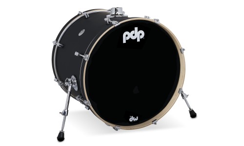 PDP Drums PDCM2215BK Concept Maple 5-Pieces Shell Pack - Satin Black - Without Cymbals