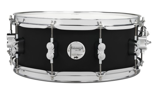 PDP Drums PDCM2215BK Concept Maple 5-Pieces Shell Pack - Satin Black - Without Cymbals