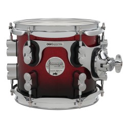 PDP Drums PDCM2215RB Concept Maple 5-Pieces Shell Pack - Red To Black Sparkle Fade - Without Cymbals