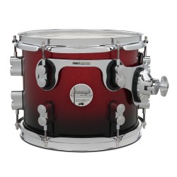 PDP Drums PDCM2215RB Concept Maple 5-Pieces Shell Pack - Red To Black Sparkle Fade - Without Cymbals