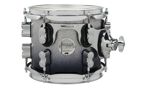 PDP Drums PDCM2215SB Concept Maple 5-Pieces Shell Pack - Silver to Black Fade - Without Cymbals