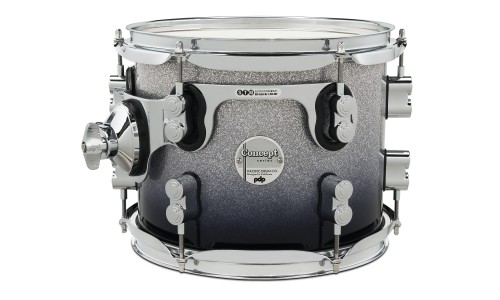 PDP Drums PDCM2215SB Concept Maple 5-Pieces Shell Pack - Silver to Black Fade - Without Cymbals