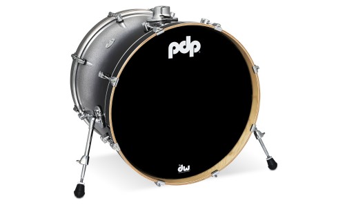 PDP Drums PDCM2215SB Concept Maple 5-Pieces Shell Pack - Silver to Black Fade - Without Cymbals