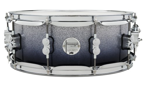 PDP Drums PDCM2215SB Concept Maple 5-Pieces Shell Pack - Silver to Black Fade - Without Cymbals