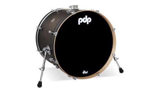 PDP Drums PDCM2215SCB Concept Maple 5-Pieces Shell Pack - Satin Charcoal Burst - Without Cymbals