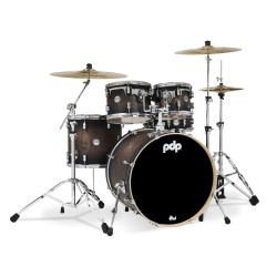 PDP Drums PDCM2215SCB Concept Maple 5-Pieces Shell Pack - Satin Charcoal Burst - Without Cymbals