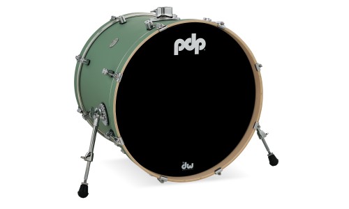 PDP Drums PDCM2215SF Concept Maple 5-Pieces Shell Pack - Satin Seafoam - Without Cymbals