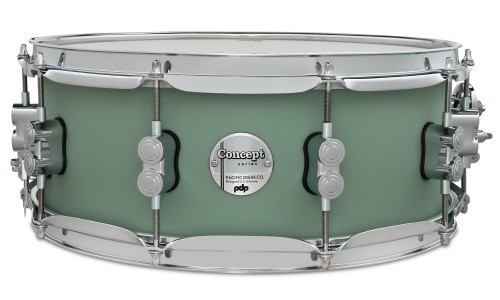 PDP Drums PDCM2215SF Concept Maple 5-Pieces Shell Pack - Satin Seafoam - Without Cymbals