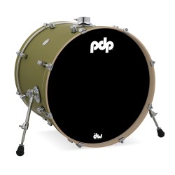 PDP Drums PDCM2215SO Concept Maple 5-Pieces Shell Pack - Satin Olive - Without Cymbals