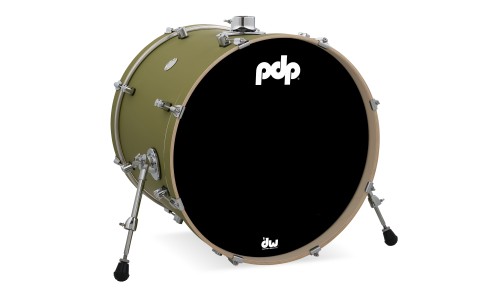 PDP Drums PDCM2215SO Concept Maple 5-Pieces Shell Pack - Satin Olive - Without Cymbals