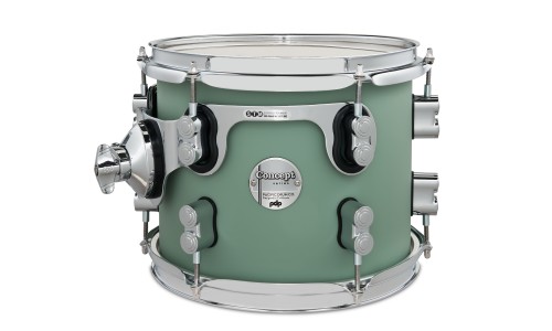 PDP Drums PDCM2217SF Concept Maple 7-Pieces Shell Pack Drumset - Satin Seafoam - Without Cymbals