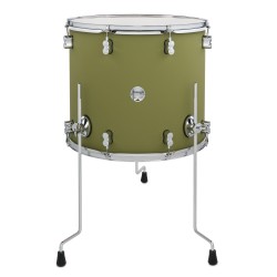 PDP Drums PDCM2217SO Concept Maple 7-Pieces Shell Pack Drumset - Satin Olive - Without Cymbals