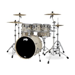 PDP Drums PDCM2217TI Concept Maple 7-Pieces Shell Pack Drumset - Twisted Ivory - Without Cymbals