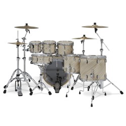 PDP Drums PDCM2217TI Concept Maple 7-Pieces Shell Pack Drumset - Twisted Ivory - Without Cymbals