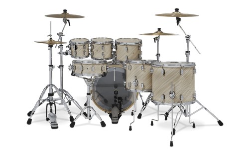 PDP Drums PDCM2217TI Concept Maple 7-Pieces Shell Pack Drumset - Twisted Ivory - Without Cymbals