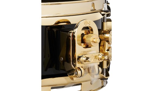 PDP Drums PDSN0413SSEH Eric Hernandez Signature Snare - Black with Gold Hardware - 4-inch x 13-inch