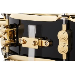 PDP Drums PDSN0413SSEH Eric Hernandez Signature Snare - Black with Gold Hardware - 4-inch x 13-inch