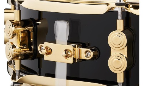 PDP Drums PDSN0413SSEH Eric Hernandez Signature Snare - Black with Gold Hardware - 4-inch x 13-inch