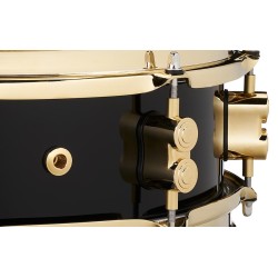 PDP Drums PDSN0413SSEH Eric Hernandez Signature Snare - Black with Gold Hardware - 4-inch x 13-inch