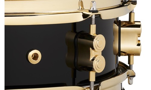 PDP Drums PDSN0413SSEH Eric Hernandez Signature Snare - Black with Gold Hardware - 4-inch x 13-inch