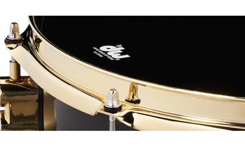 PDP Drums PDSN0413SSEH Eric Hernandez Signature Snare - Black with Gold Hardware - 4-inch x 13-inch