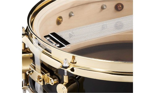 PDP Drums PDSN0414SSEH Eric Hernandez Signature Snare - Black with Gold Hardware - 4-inch x 14-inch