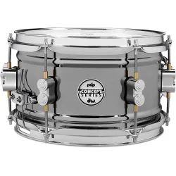 PDP Drums PDSN0610BNCR Concept Metal Snare - Black Nickel Over Steel - 6-inch x 10-inch