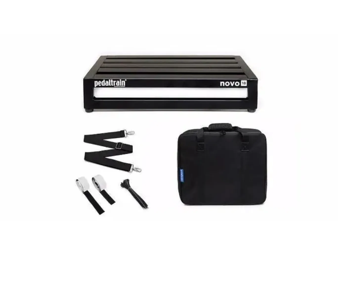 Pedaltrain PT-N18-SC Novo 18 SC Pedalboard with Soft Case - 18-inch x 14.5-inch
