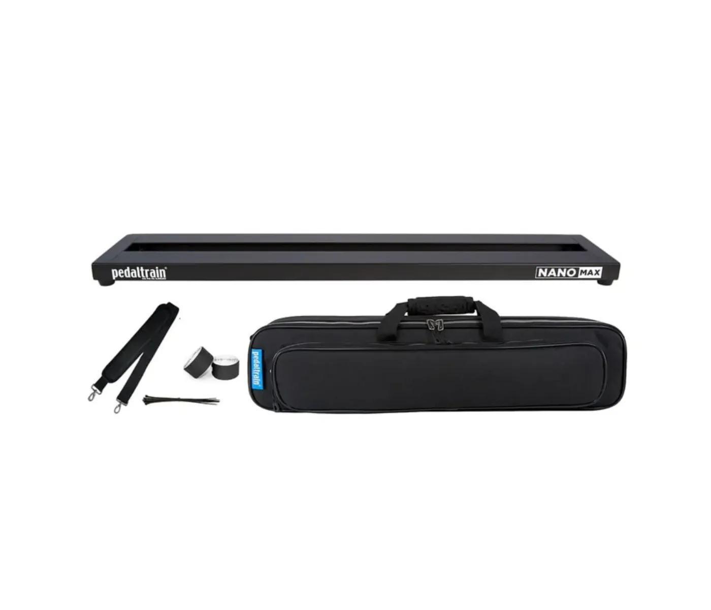 Pedaltrain PT-NMAX-SC Nano Max Pedalboard with Soft Case - 28-inch x 5.5-inch