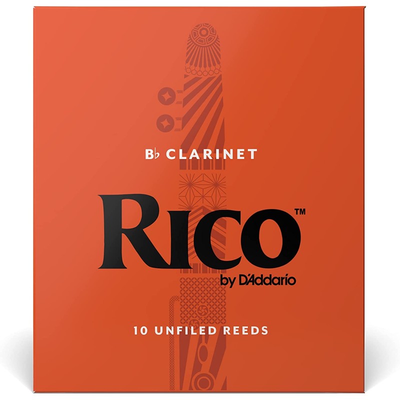 Rico by D'Addario RCA1030 Bb Clarinet Reeds - Strength 3 - 10 Pieces Rico by D'Addario RCA1030 Bb Clarinet Reeds - Strength 3 - 10 Pieces