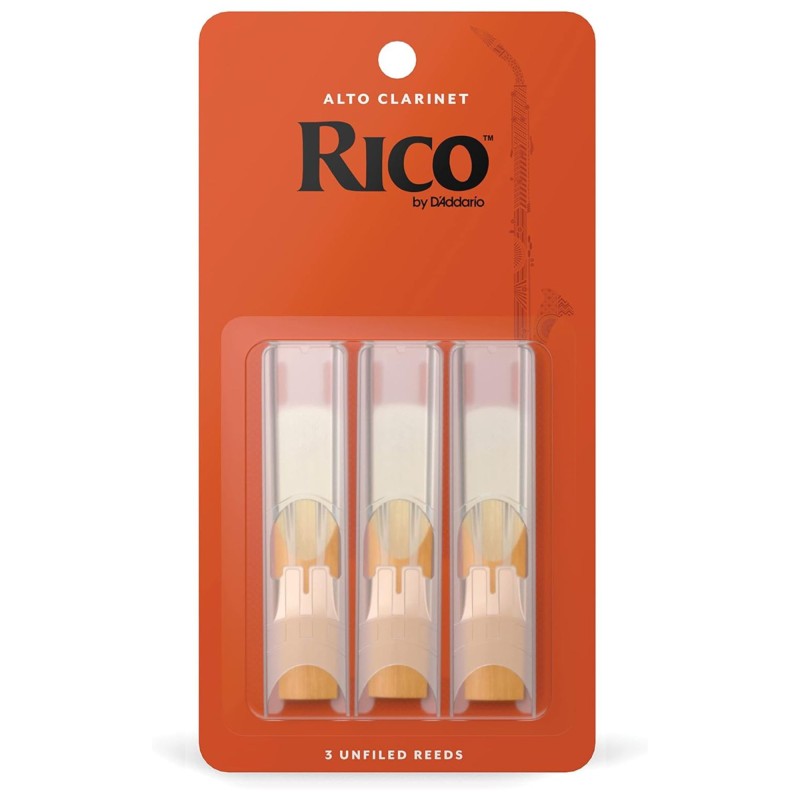 Rico by D'Addario RDA0320 Bb Clarinet Reeds - Strength 2 - 3 Pieces