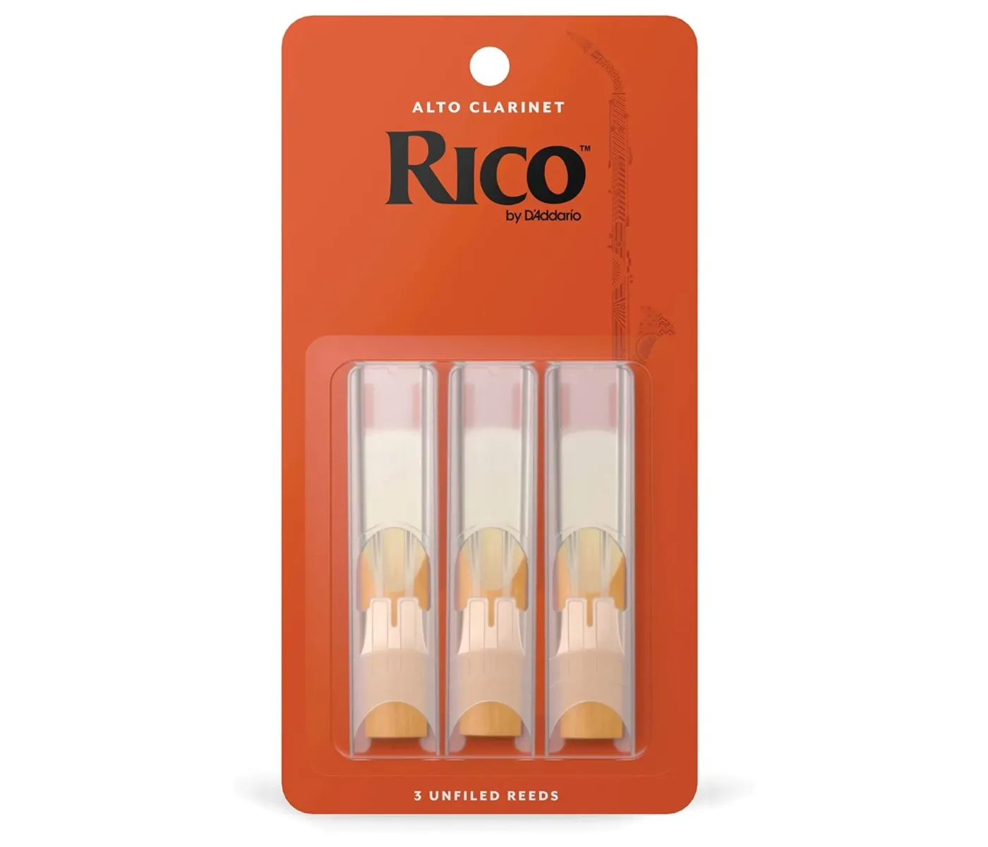 Rico by D'Addario RDA0325 Bb Clarinet Reeds - Strength 2.5 - 3 Pieces