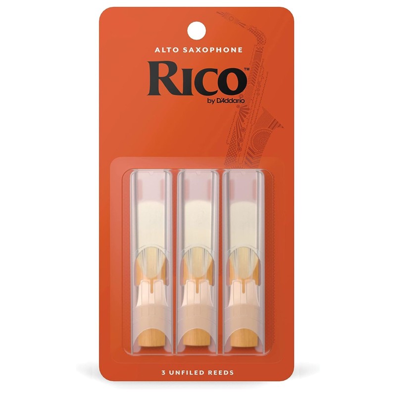 Rico by D'Addario RJA0320 Alto Saxophone Reeds - Strength 2 - 3 Pieces