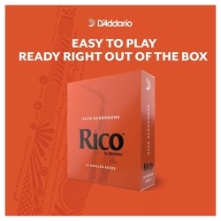 Rico by D'Addario RJA0320 Alto Saxophone Reeds - Strength 2 - 3 Pieces