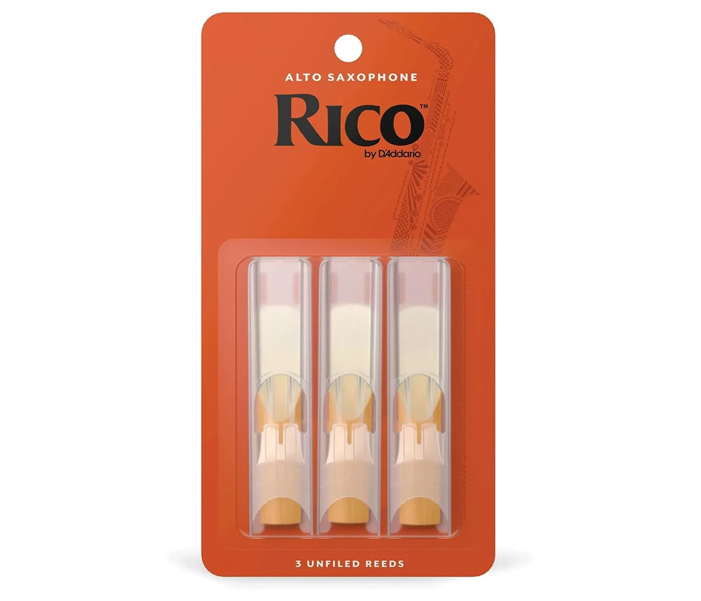 Rico by D'Addario RJA0325 Alto Saxophone Reeds - Strength 2.5 - 3 Pieces