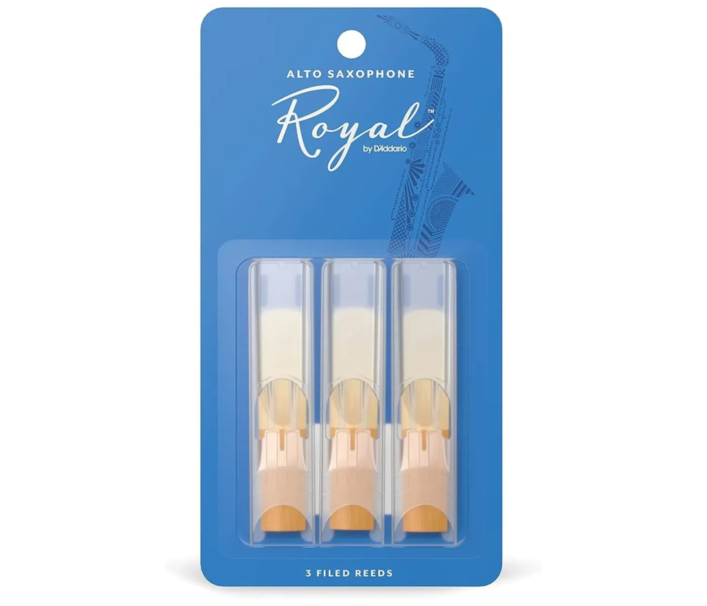 Rico by D'Addario Royal RJB0320 Alto Saxophone Reeds - Strength 2 - 3 Pieces Rico by D'Addario Royal RJB0320 Alto Saxophone Reeds - Strength 2 - 3 Pieces