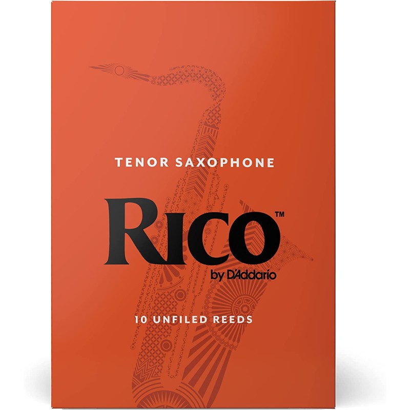 Rico by D'Addario RKA1020 Tenor Saxophone Reeds - Strength 2 - 10 Pieces