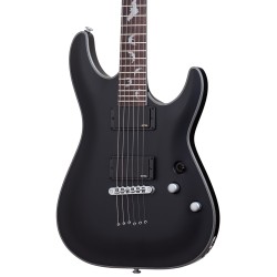 Schecter 1181 Electric Guitar Damien Platinum-6 - Satin Black (SBK)