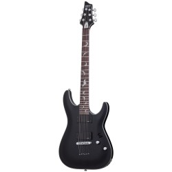 Schecter 1181 Electric Guitar Damien Platinum-6 - Satin Black (SBK)