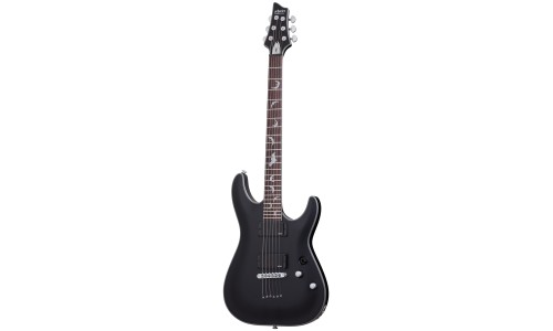 Schecter 1181 Electric Guitar Damien Platinum-6 - Satin Black (SBK)