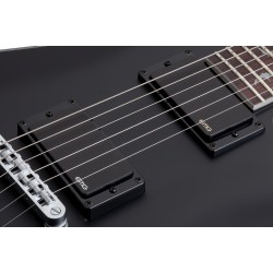 Schecter 1181 Electric Guitar Damien Platinum-6 - Satin Black (SBK)