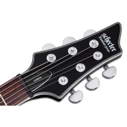 Schecter 1181 Electric Guitar Damien Platinum-6 - Satin Black (SBK)