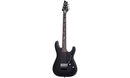 Schecter 1183 Electric Guitar Damien Platinum-6 FR - Satin Black (SBK)