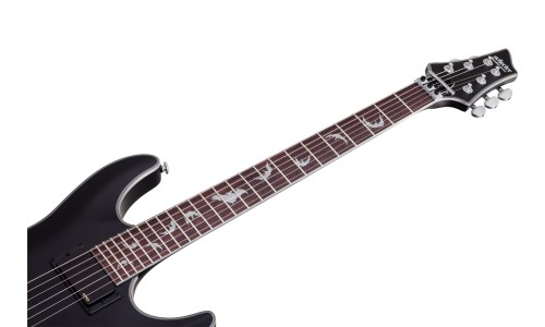 Schecter 1183 Electric Guitar Damien Platinum-6 FR - Satin Black (SBK)